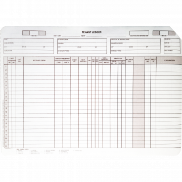 Tenant Ledger Card II